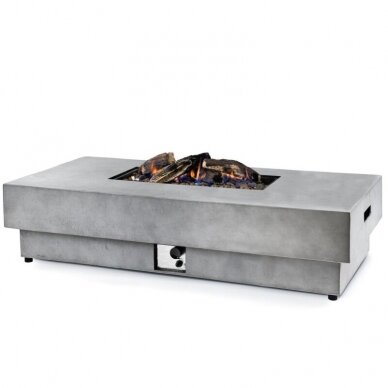 HAPPY COCOONING ODIN GREY outdoor gas fireplace