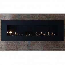 ICON FIRES NERO WALL RANGE 1750 BLACK bioethanol fireplace wall-mounted