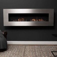 ICON FIRES NERO WALL RANGE 1750 INOX bioethanol fireplace wall-mounted