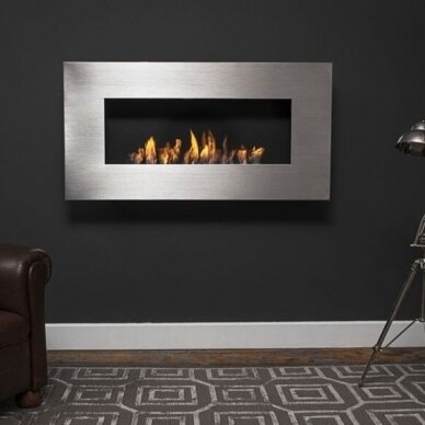 ICON FIRES NERO WALL RANGE 1150 INOX bioethanol fireplace wall-mounted