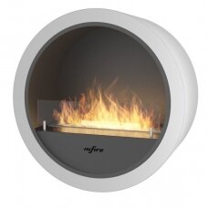 INFIRE INCYRCLE WALL WHITE bioethanol fireplace wall-mounted