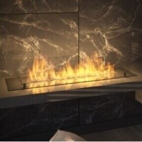 INFIRE INSERT 1200 BLACK bioethanol fireplace burner