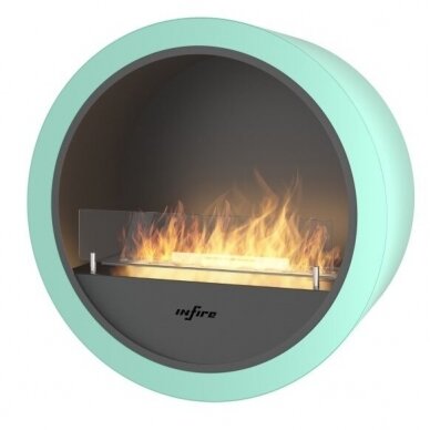 INFIRE INCYRCLE WALL WHITE bioethanol fireplace wall-mounted 5