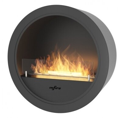 INFIRE INCYRCLE WALL WHITE bioethanol fireplace wall-mounted 2