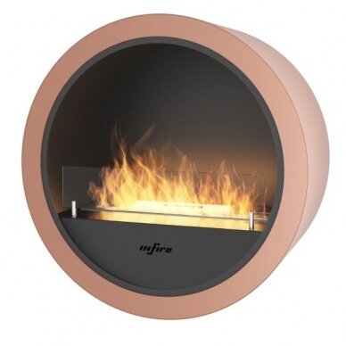 INFIRE INCYRCLE WALL WHITE bioethanol fireplace wall-mounted 8
