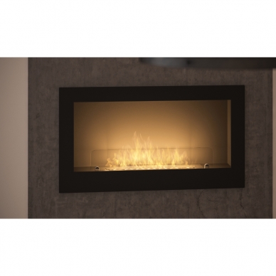 INFIRE INSIDE 900 BLACK bioethanol fireplace wall-mounted-insert 1