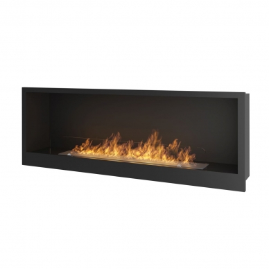 INFIRE INSIDE 1200 BLACK bioethanol fireplace wall-mounted-insert