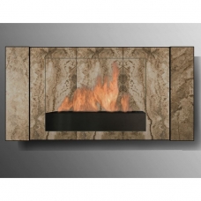 KAMI ELBRUS bioethanol fireplace wall-mounted