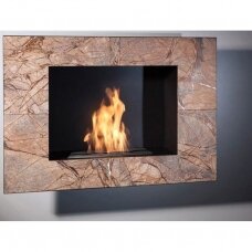 KAMI VESUVIUS ROCK FOREST bioethanol fireplace wall-mounted-insert