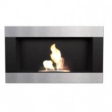 KRATKI GOLF BLACK HORIZONTAL bioethanol fireplace wall-mounted-insert