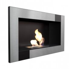 KRATKI GOLF BLACK QUBE bioethanol fireplace wall-mounted-insert