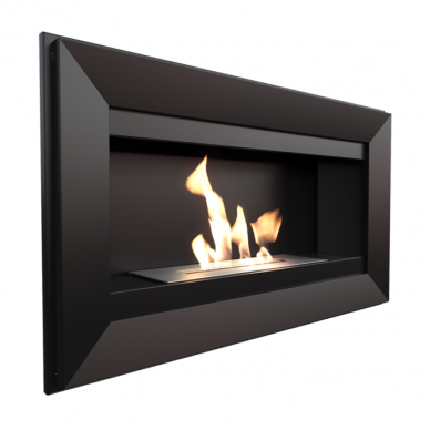 KRATKI CHARLIE BLACK bioethanol fireplace wall-mounted-insert 1