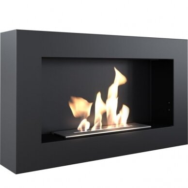 KRATKI GOLF FLAT BLACK bioethanol fireplace wall-mounted 1