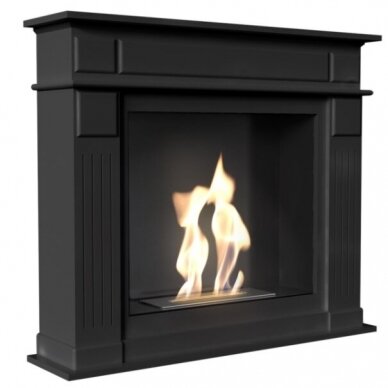 KRATKI NOVEMBER BLACK free standing bioethanol fireplace