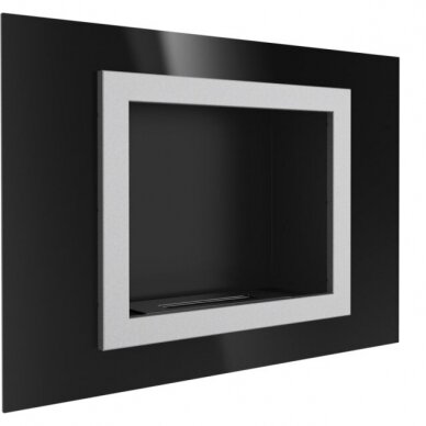 KRATKI OSCAR BLACK bioethanol fireplace wall-mounted-insert 1