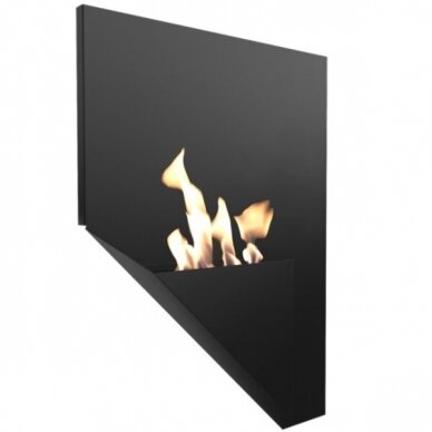 KRATKI PAPA BLACK bioethanol fireplace wall-mounted