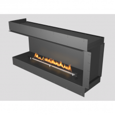 PLANIKA FORMA 1500LC PRIME FIRE 1190 automatic bioethanol built-in fireplace left corner