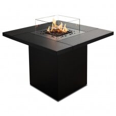 PLANIKA SQUARE TABLE outdoor gas fireplace