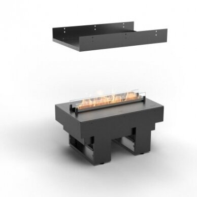PLANIKA COOL FLAME 500 SEE-TROUGH FIREPLACE electric fireplace insert 1