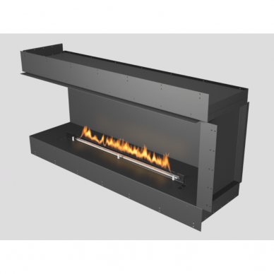 PLANIKA FORMA 1200LC PRIME FIRE 990 automatic bioethanol built-in fireplace left corner