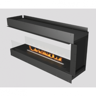 PLANIKA FORMA 1200RD FLA3 990 automatic bioethanol built-in fireplace