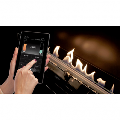 PLANIKA FORMA 2300RC FLA3 1990 automatic bioethanol built-in fireplace right corner 2