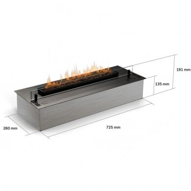 PLANIKA NEO BURNER bioethanol fireplace burner 1