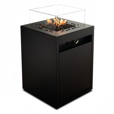 PLANIKA SQUARE outdoor gas fireplace