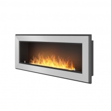SIMPLEFIRE FRAME 1200 INOX bioethanol fireplace wall-mounted-insert