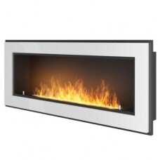 SIMPLEFIRE FRAME 1200 WHITE bioethanol fireplace wall-mounted-insert
