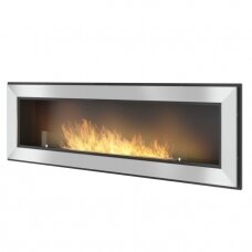 SIMPLEFIRE FRAME 1500 INOX bioethanol fireplace wall-mounted-insert
