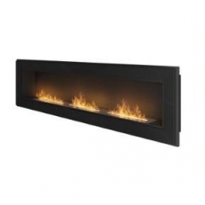 SIMPLEFIRE FRAME 1800 BLACK bioethanol fireplace wall-mounted-insert