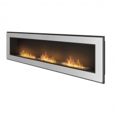 SIMPLEFIRE FRAME 1800 WHITE bioethanol fireplace wall-mounted-insert