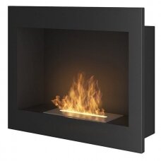 SIMPLEFIRE FRAME 600 BLACK bioethanol fireplace wall-mounted-insert