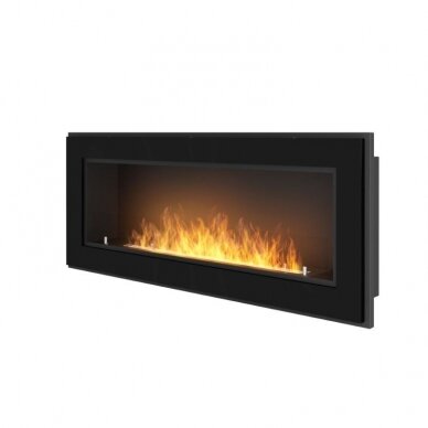 SIMPLEFIRE FRAME 1500 BLACK bioethanol fireplace wall-mounted-insert