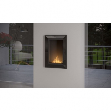 SIMPLEFIRE FRAME 550 BLACK bioethanol fireplace wall-mounted-insert 1