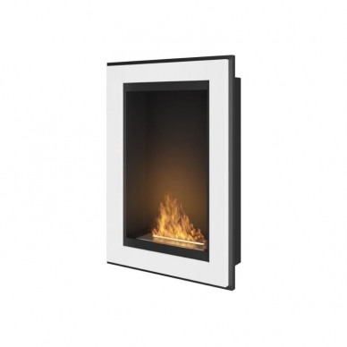SIMPLEFIRE FRAME 550 WHITE bioethanol fireplace wall-mounted-insert