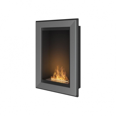 SIMPLEFIRE FRAME 550 INOX bioethanol fireplace wall-mounted-insert