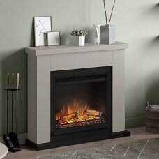 TAGU FRODE LIGHT BEIGE 23" free standing electric fireplace