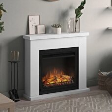TAGU FRODE PURE WHITE 23" free standing electric fireplace