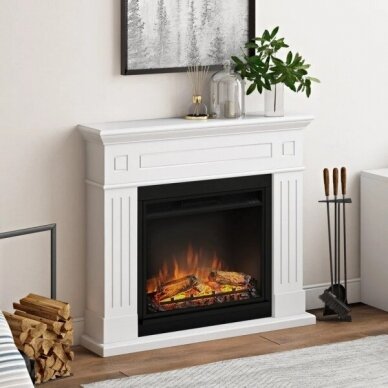 TAGU LARSEN PURE WHITE 23" free standing electric fireplace