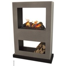 XARALYN LASIZE CONCRETE Cassette 600 free standing electric fireplace